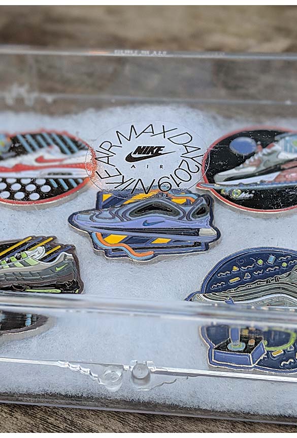 Five fresh enamel pin designs for Nike 