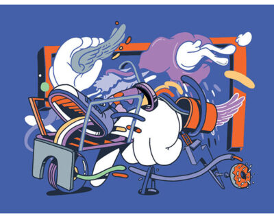 A new illustration called Loopity Loop, inspired by late-night walks ...